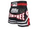 Lumpinee Muay Thai Shorts : LUM-036 Schwarz